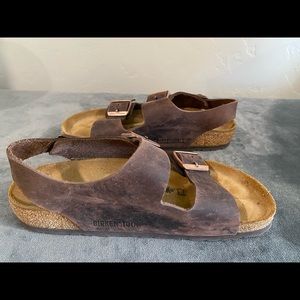 Birkenstock Womens 38 Milano Triple Stap